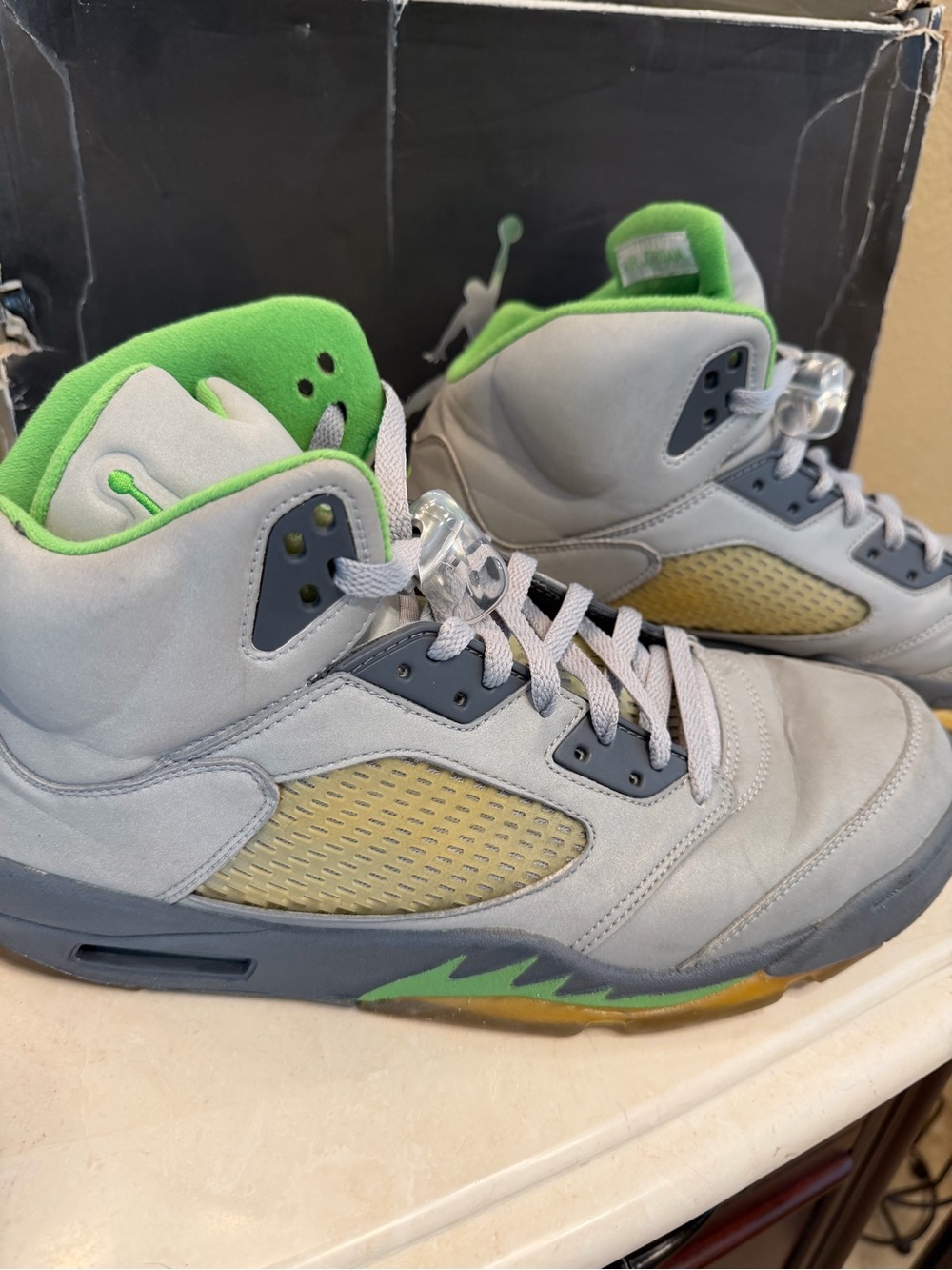 Jordan 5 Green Bean Sneakers